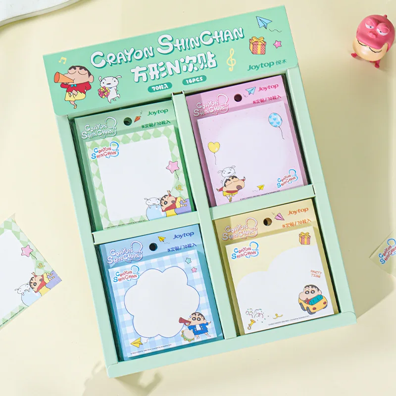 Crayon Shin-chan tear-off sticky note pad square sticky notes, school student office record art supplies and stationery