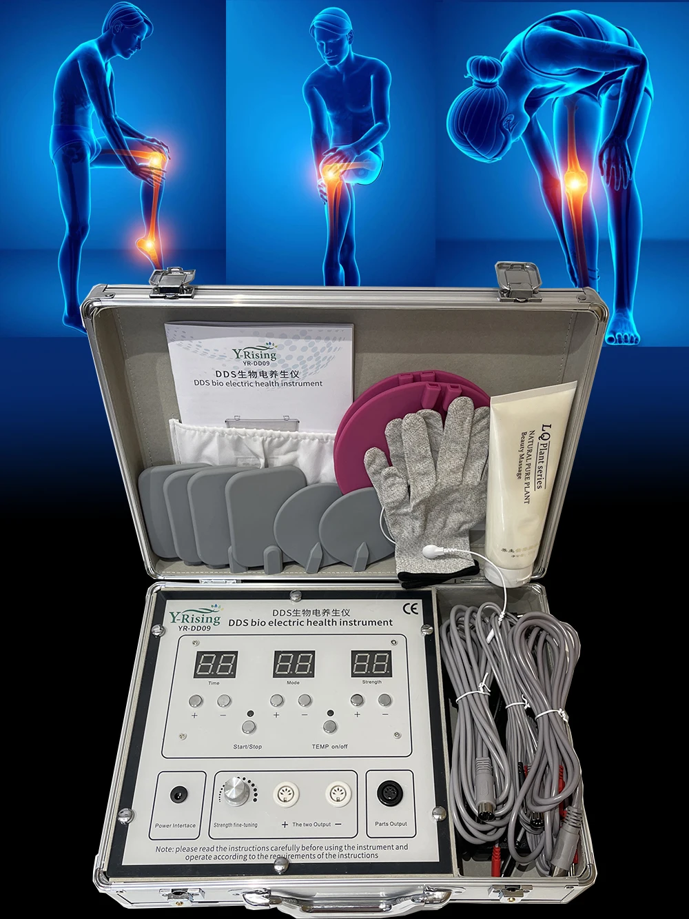 

DDS Bio-electric Acid-base Flat Massager Meridian Electrotherapy Massage Device