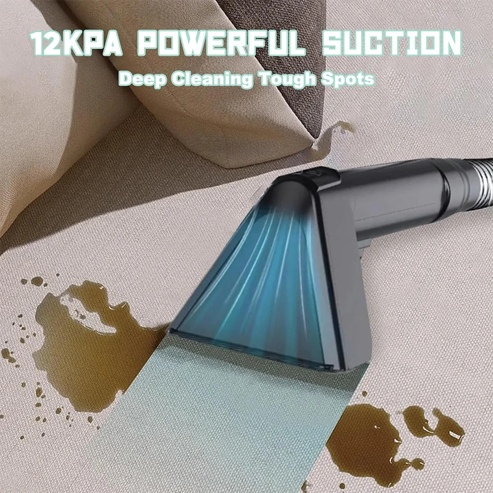 500 واط عالية الطاقة يده السجاد مكنسة كهربائية 12Kpa وصمة عار النسيج غسالة متعددة الوظائف مزيل العث أريكة الرطب والجاف آلة التنظيف