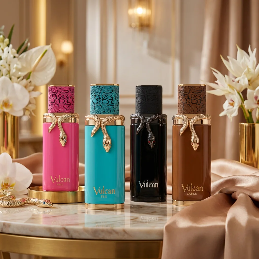 Vulcan Feu Perfume Middle East Dubai Arabic Fragrance Vulcan Baie Vulcan Sable Long-Lasting Fragrance Fresh Elegant Woody Floral