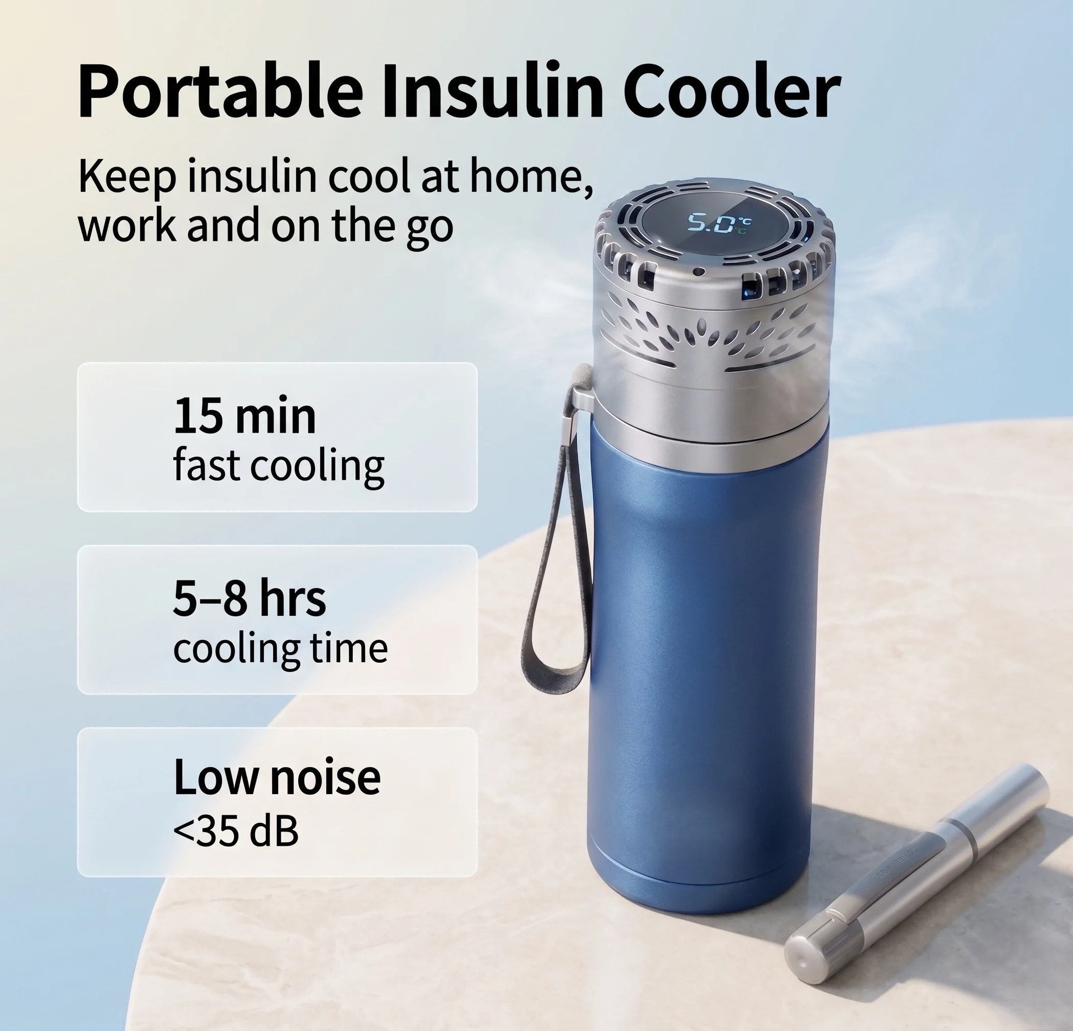 portable insulin cooler travel use