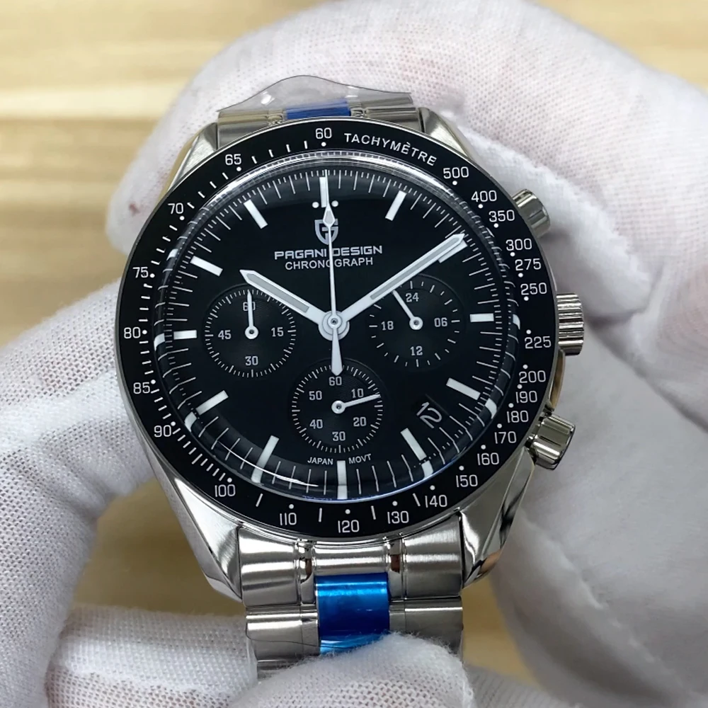 montre homme chronographe – vue détaillée