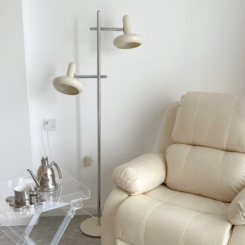 Nordic simple cream style living room floor lamp Bauhaus middle ancient personality warm bedroom home decorative lights