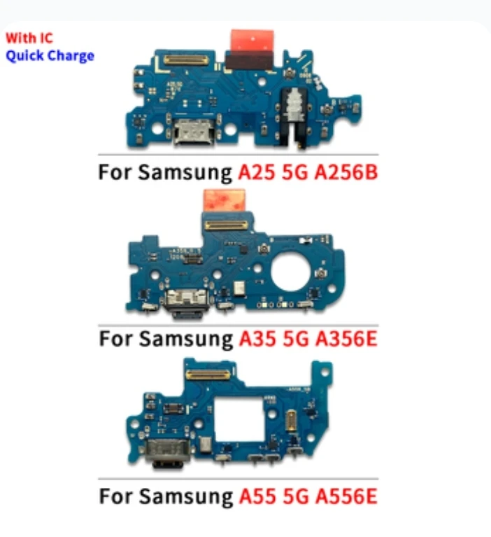 

USB Flex - For Samsung A25 5G A256B - Original USB Charging Port Dock Charger Plug Connector Board Flex Cable