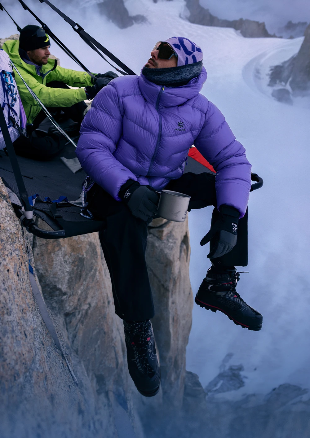 KAILAS 2026 5000GT Unisex Daunenjacke 1000FP Wasserabweisende Gänsedaune Mit RECCO Bequeme Aufbewahrung und Leichtgewicht KG2613115 – Detail 2