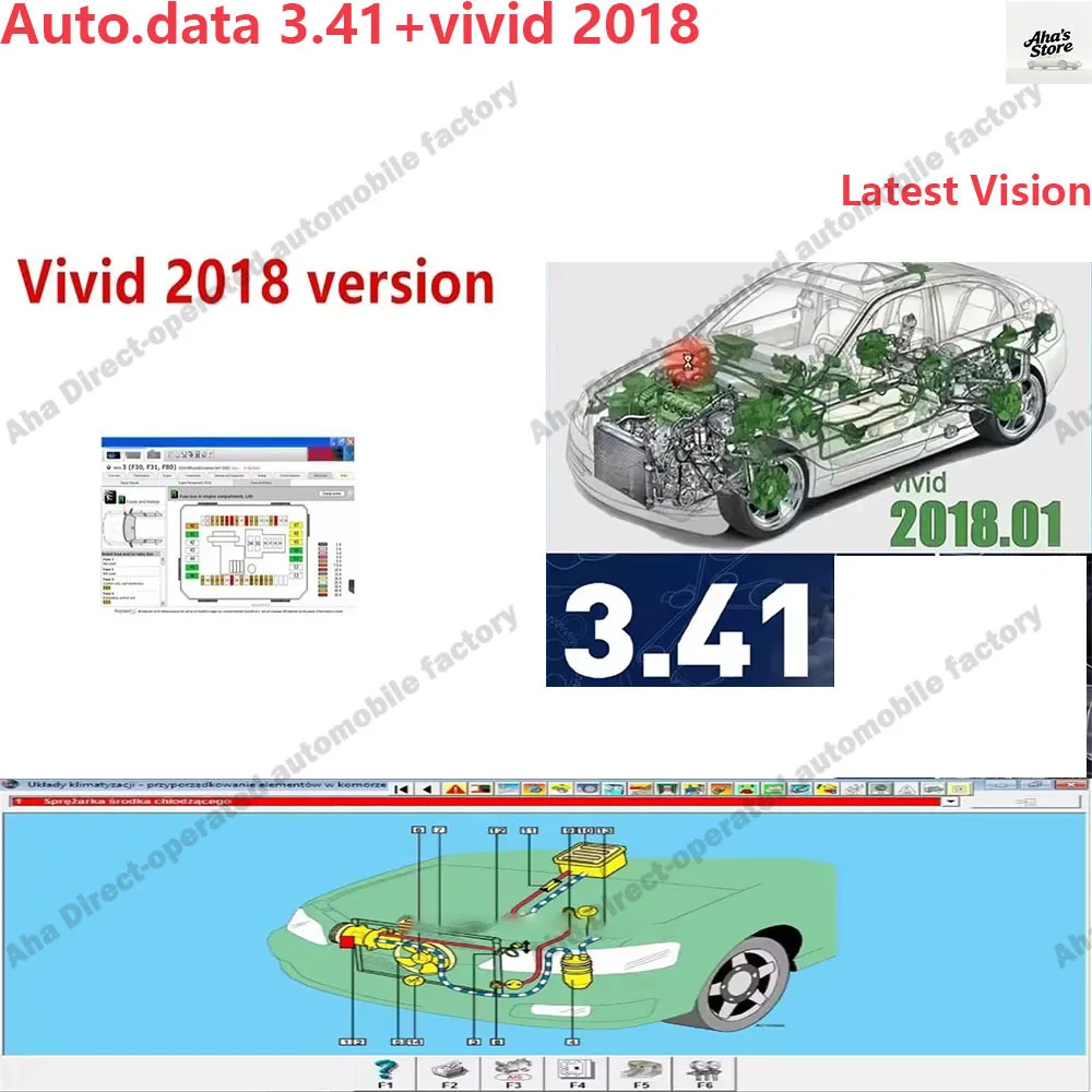 

Autodata 3.41 Polish Language wiring diagrams data Car accessories Tools + Vivid 2018 workshop obd2 scanner Car Repair Software