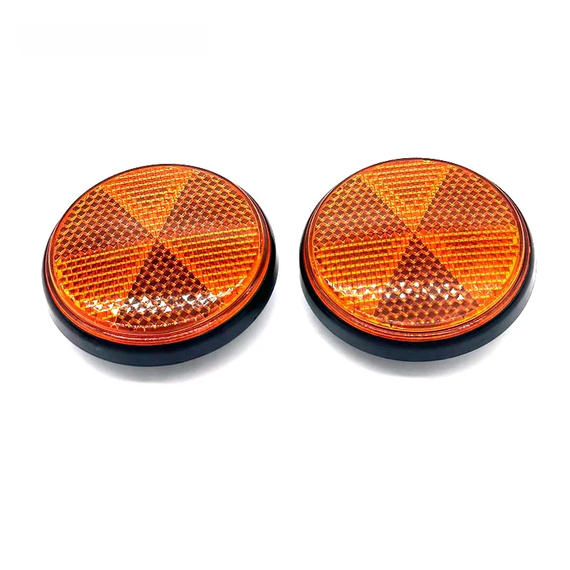 AliExpress HLMORTO 2pcs M5 M6 Front Fork Circular Reflector Universal Car Trucks Motorcycle ATV Bikes Bicycle Reflector