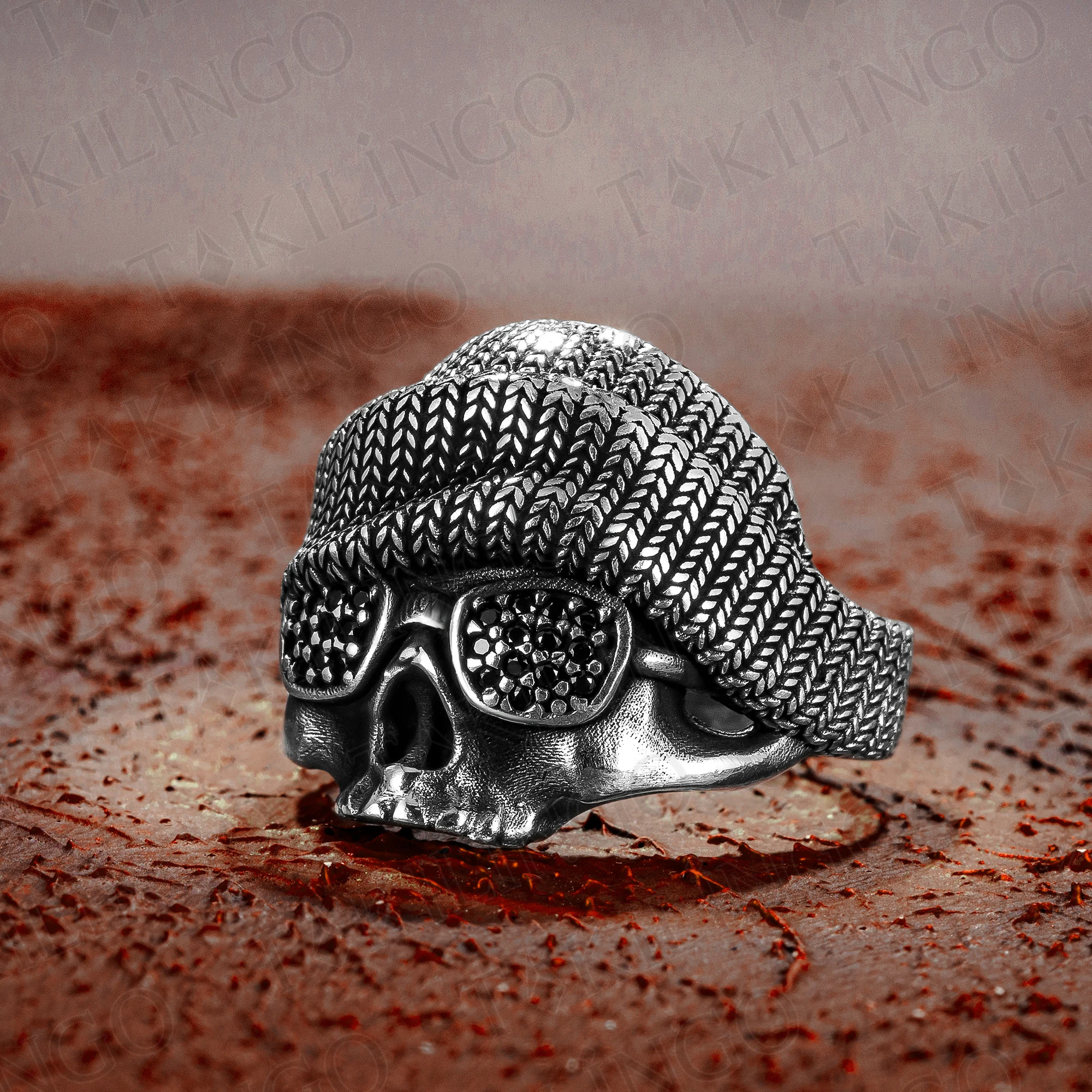 elegant-stamped-solid-925-sterling-silver-zircon-stone-biker-motif-men's-ring-gothic-design-punk-accessory-handmade-jewelry-gift