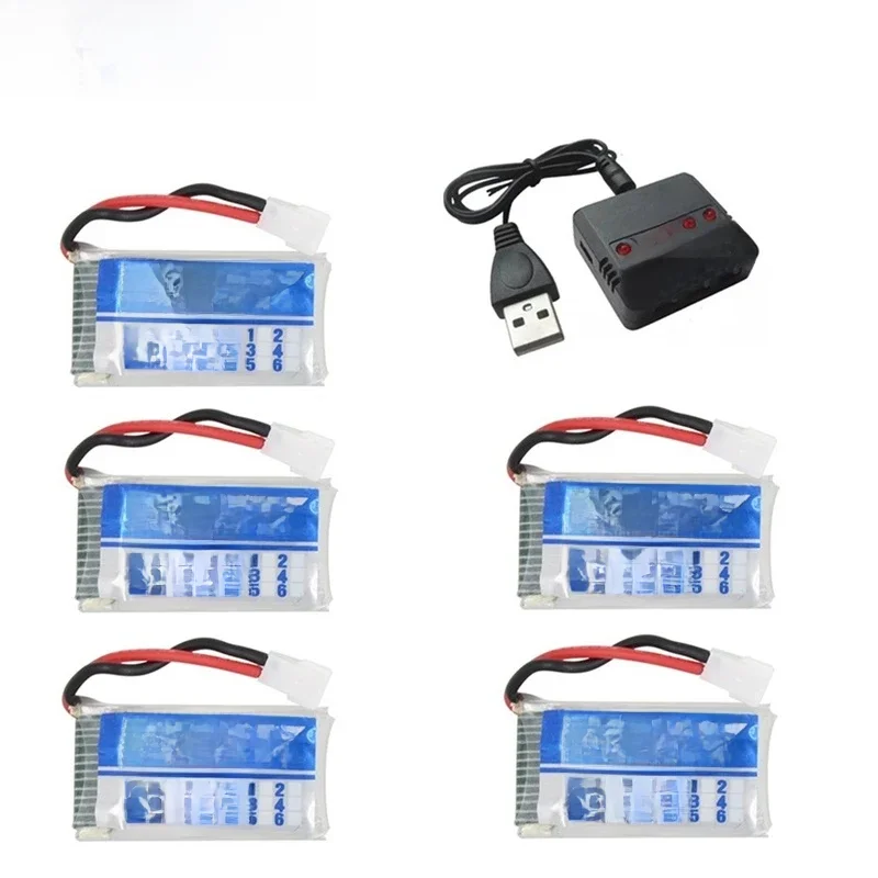 Oryginalna bateria i ładowarka 3.7V 400mAh 30C Akumulator do JJRC H31 Części zamienne RC Bateria Lipo 3.7V do JJRC H31 — zdjęcie produktu 7