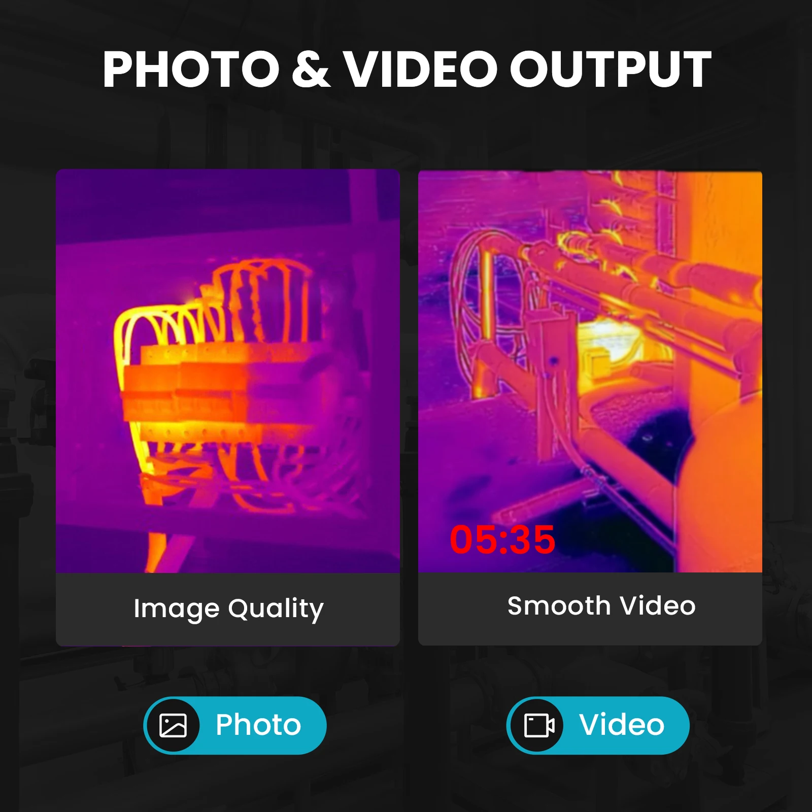 MILESEEY Thermische Camera TR256i 256x192 Warmtebeeldcamera Android/iPhone, Panel PCB Circuit Reparatie Tool