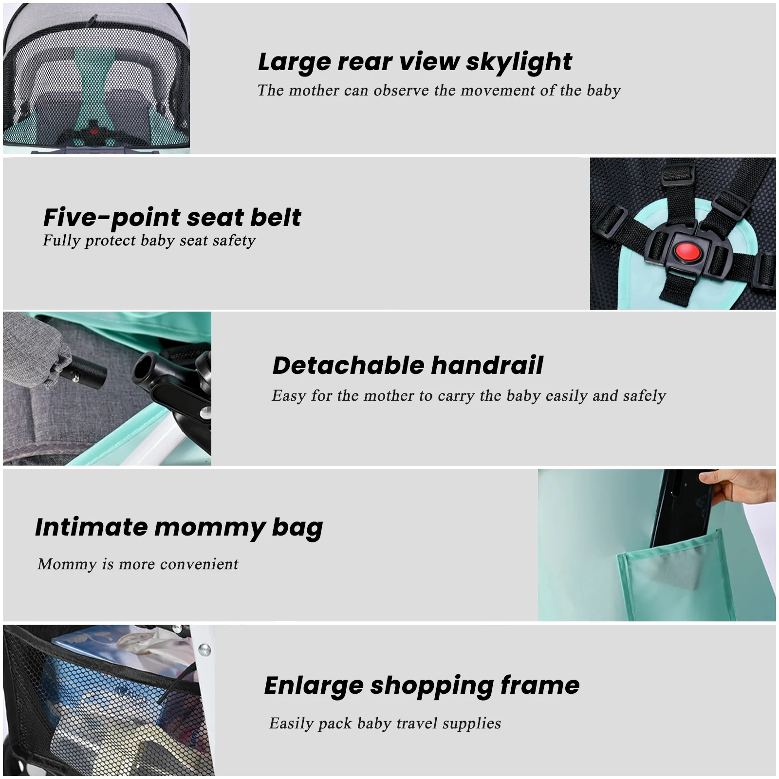 Lichte Kinderwagen, Ultracompacte En Vliegtuigvriendelijke Reiswandelwagen, Eenhandige Kinderwagen Voor Peuter