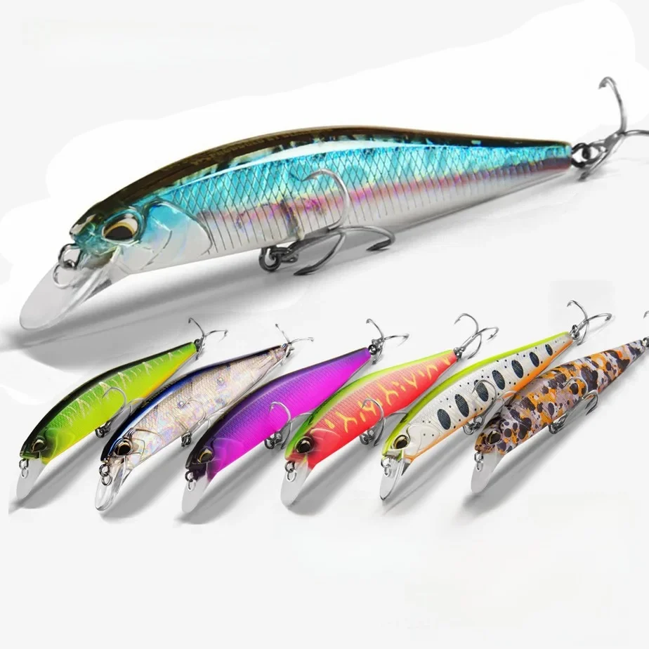 100SP Bearking artificiel suspendu 10 cm 14.5g vairon dur leurre de pêche manivelle plongée 0.8-1.5m pêche Wobblers appâts