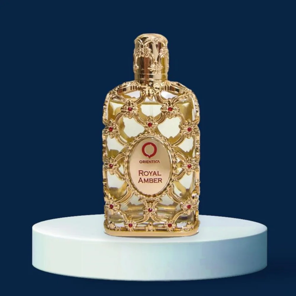 Orientica Royal Amber untuk wanita-2.7 OZ EDP Spray tahan lama aroma bunga parfum Ideal hadiah Natal beberapa Volume