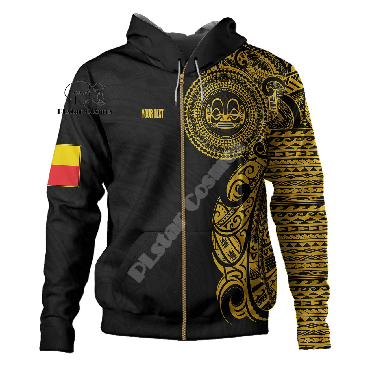 NewFashion French Polynesia Country Flag Culture Marquesas Islands Tribal Tattoo Retro 3DPrint Harajuku Casual Hoodies Jacket 27