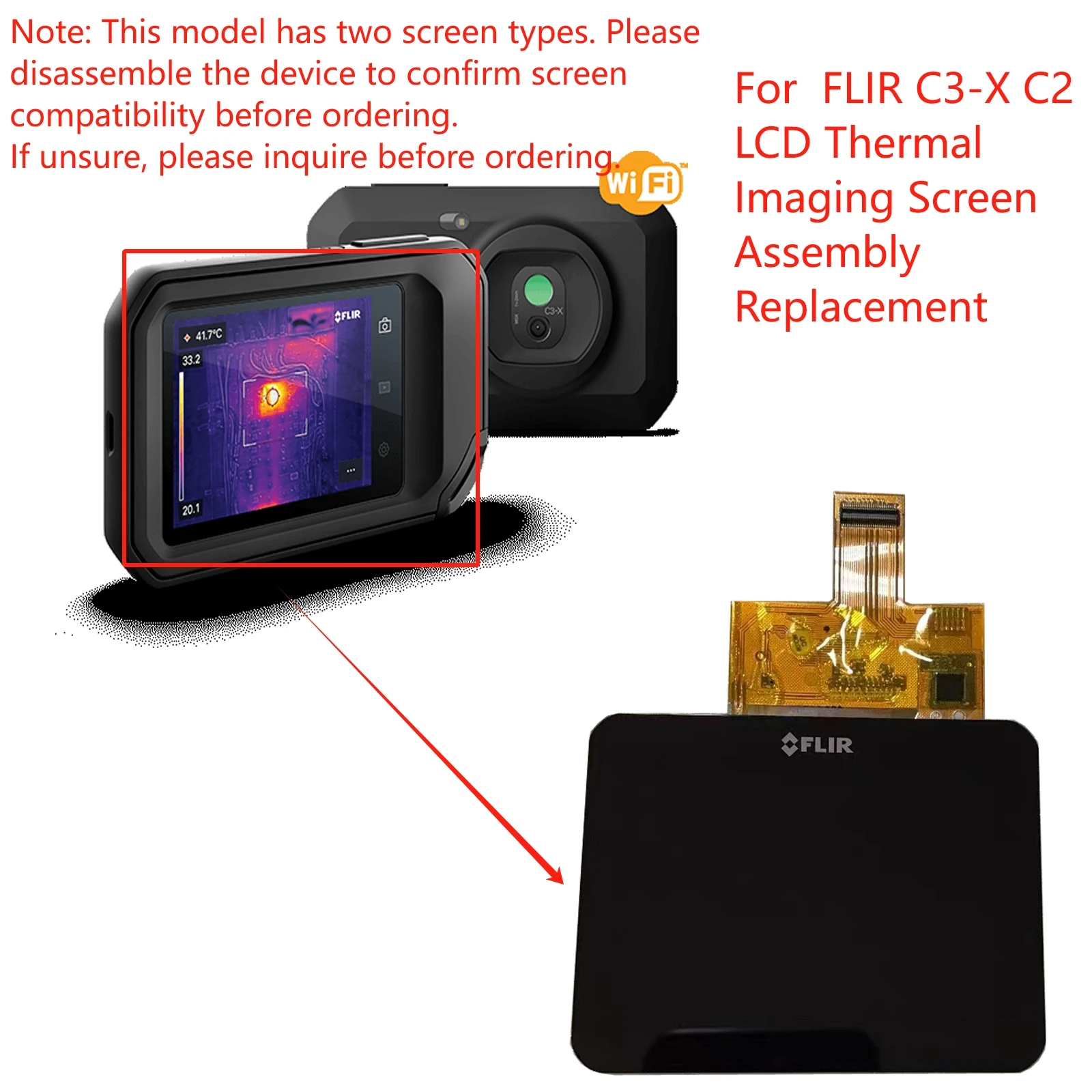 New Lcd Display Scr…