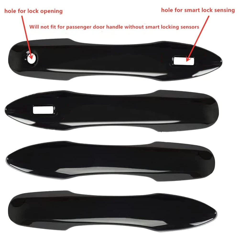 4x for Toyota Yaris Cross Hybrid 2022 2023 XP210 Stickers 2021 2020 Glossy Black Car Door Handle Cover Trim Styling Accessories view 3