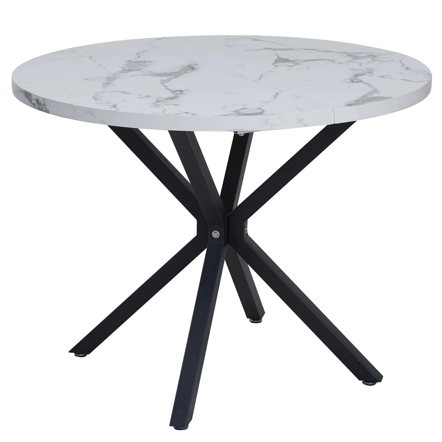Scandinavische eettafels voor meubelen Eettafels Imitatie marmereffect Stijl Huishoudelijke lichte luxe restauranttafel - afbeelding 2