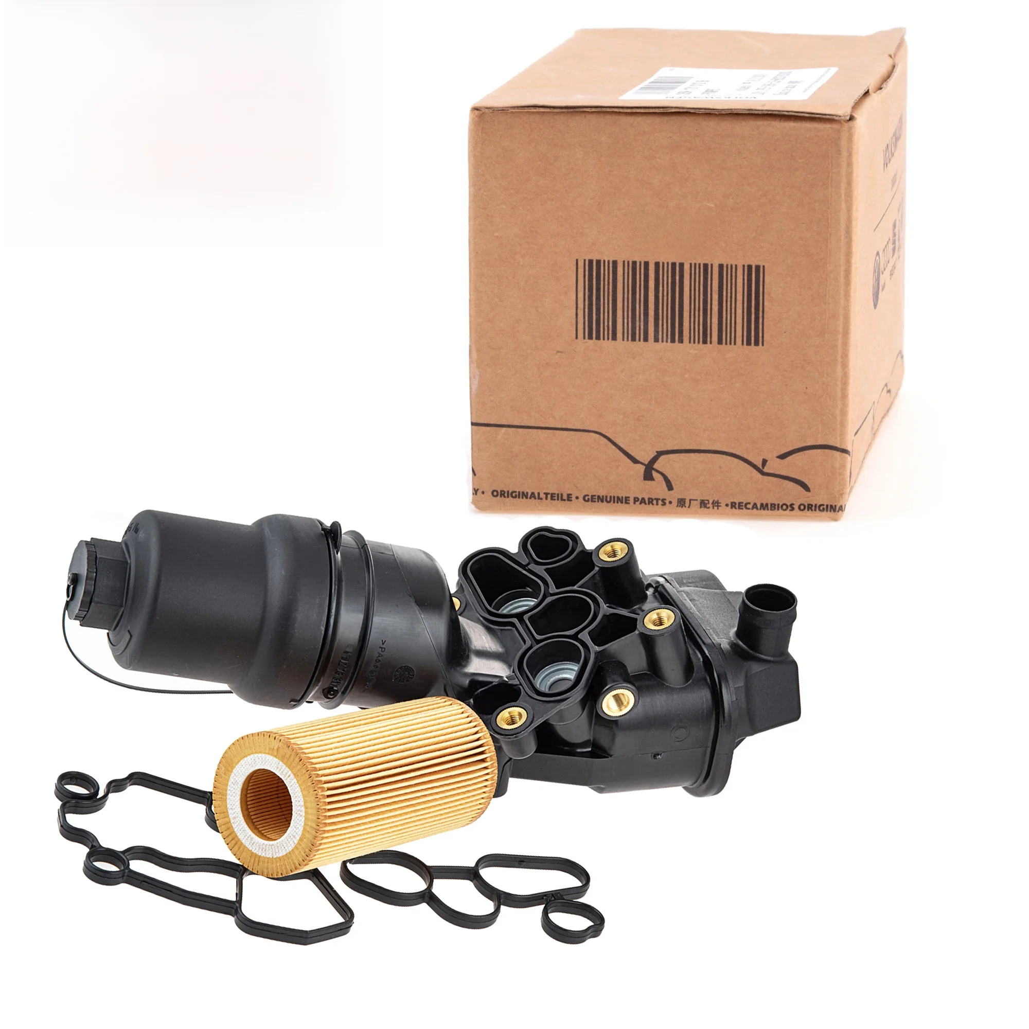 Obudowa filtra oleju silnikowego OEM 06F 115397 E,06F 115397 F,06F 115397 H,06F 115397 J Do VW Eos, Golf V, Passat B6, Jetta III, Polo V, Scirocco — zdjęcie 2