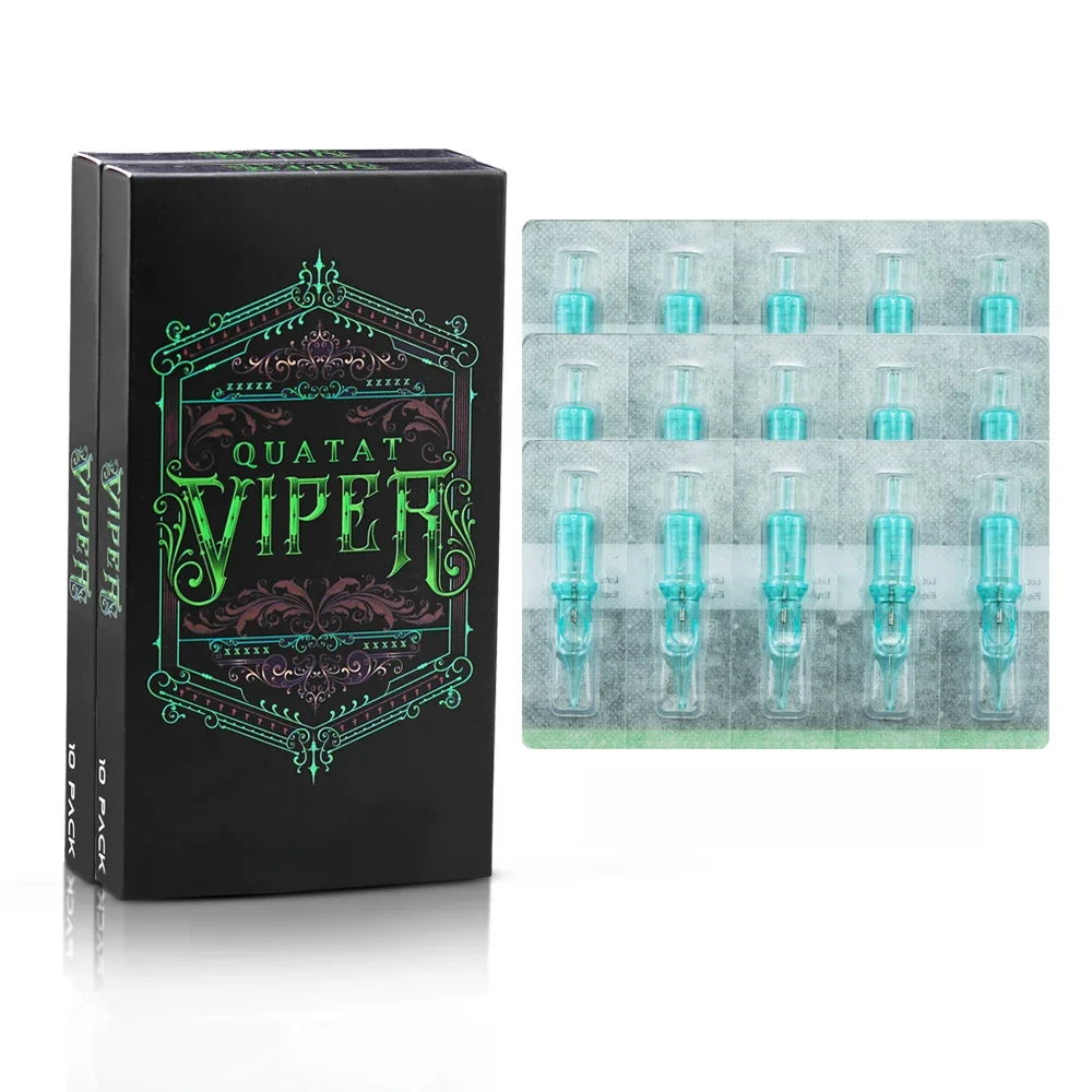 20PCS Make-Up Tattoo Cartridge Naalden Wegwerp Steriele Ronde Liner Naalden 0.25MM 0.3MM 0.35MM Voor Tattoo roterende Pen Levert - afbeelding 2