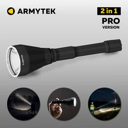 LED Searchlight Armytek Barracuda Pro 1500/ 1390 Lumens (F03302SC/F03302SW) Long- Distance Flashlight 800 Meters