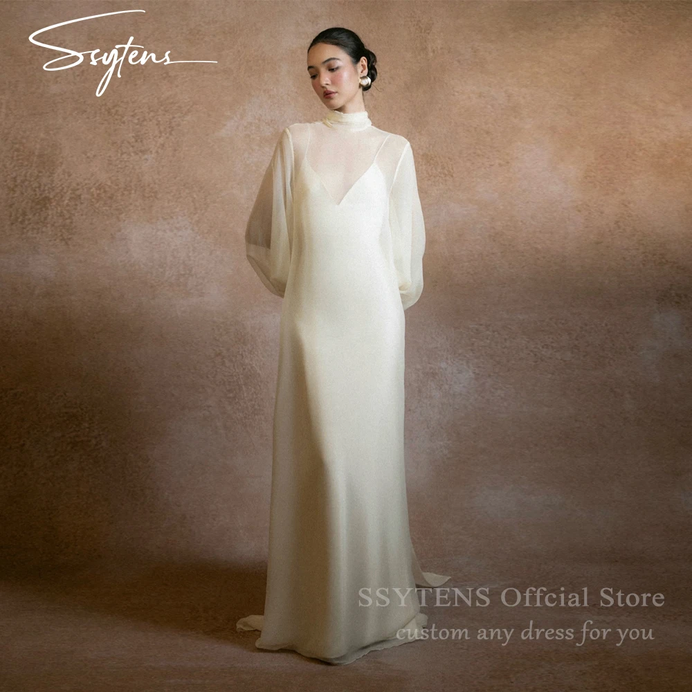 SSYTENS New Elegant Mermaid Wedding Dresses Long Sleeves Loose Style Floor Length vestidos de novia Bridal Gowns Customized 2026