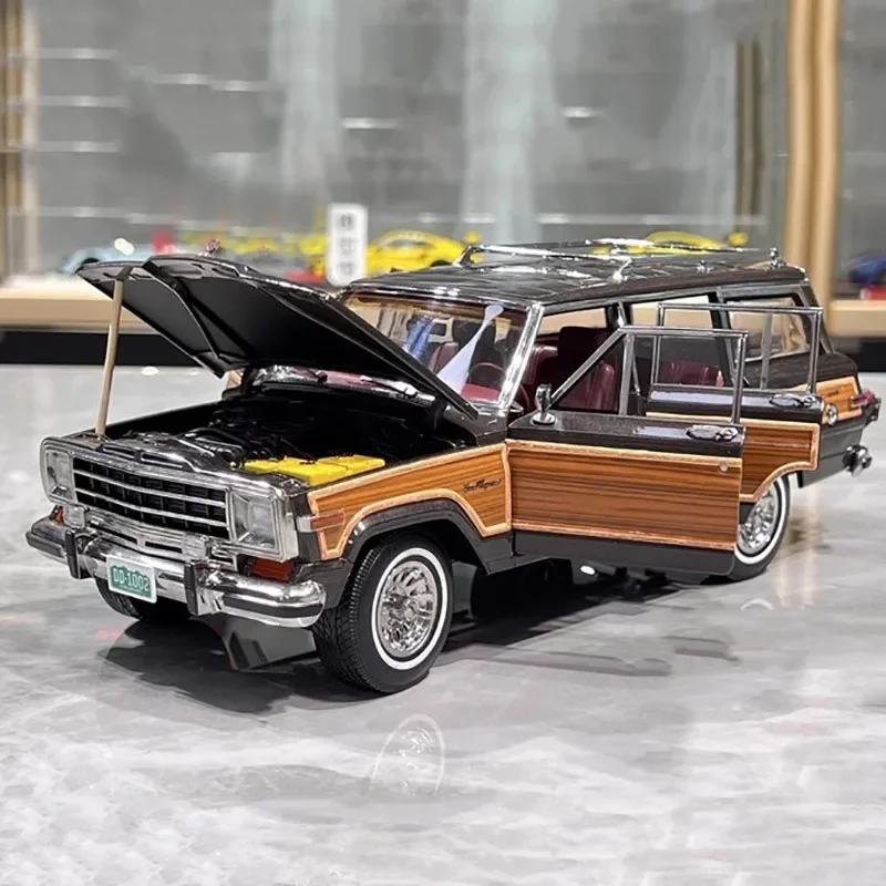 DD Model 1:18 Wagoneer 1989-1991 Legering Volledig open automodel - afbeelding 2