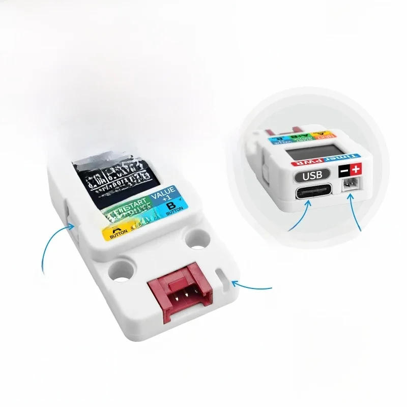 M5Stack Official Timer Power Unit w/ OLED Display (INA3221)