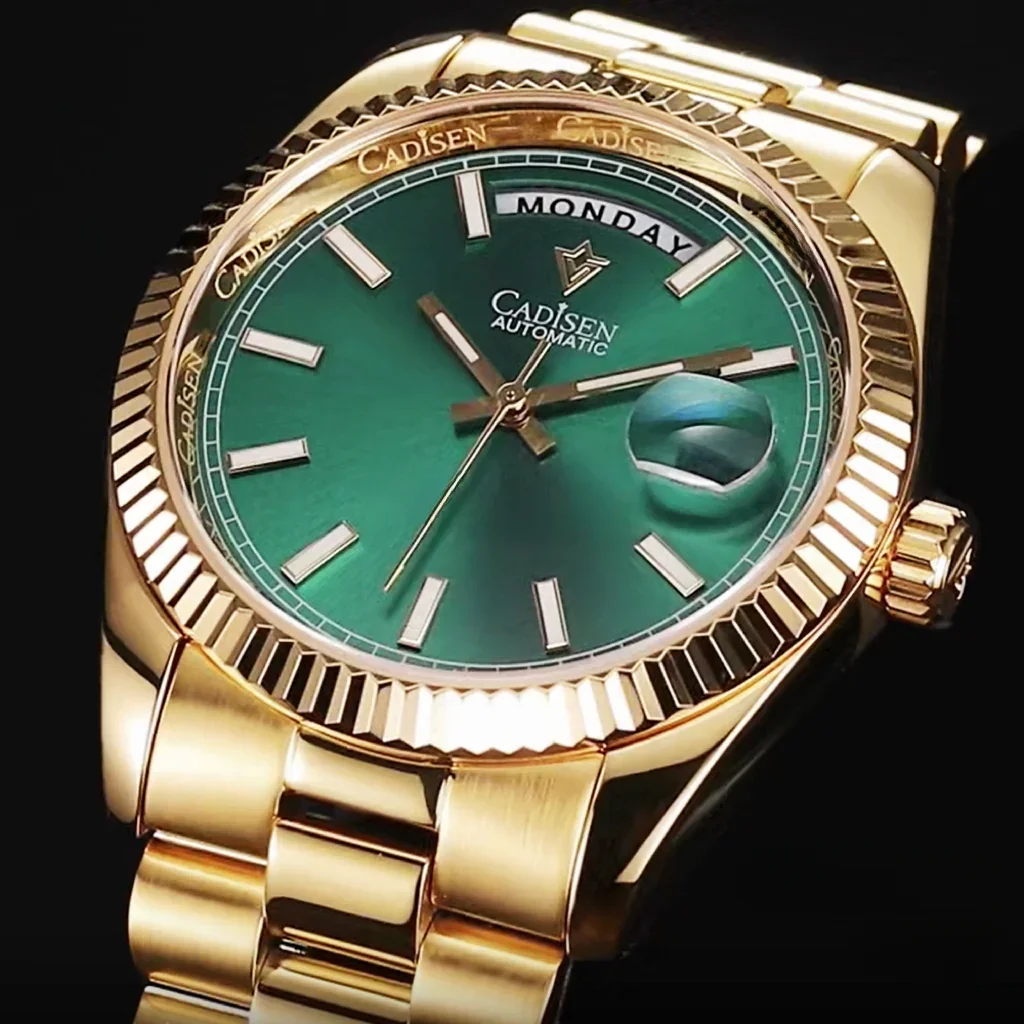 CADISEN DD40 Männer Uhren Luxus Automatische Uhr Männer AR Saphirglas Mechanische Armbanduhr Männer 10 Bar MIYOTA 8285 Movt 2023 Neue
