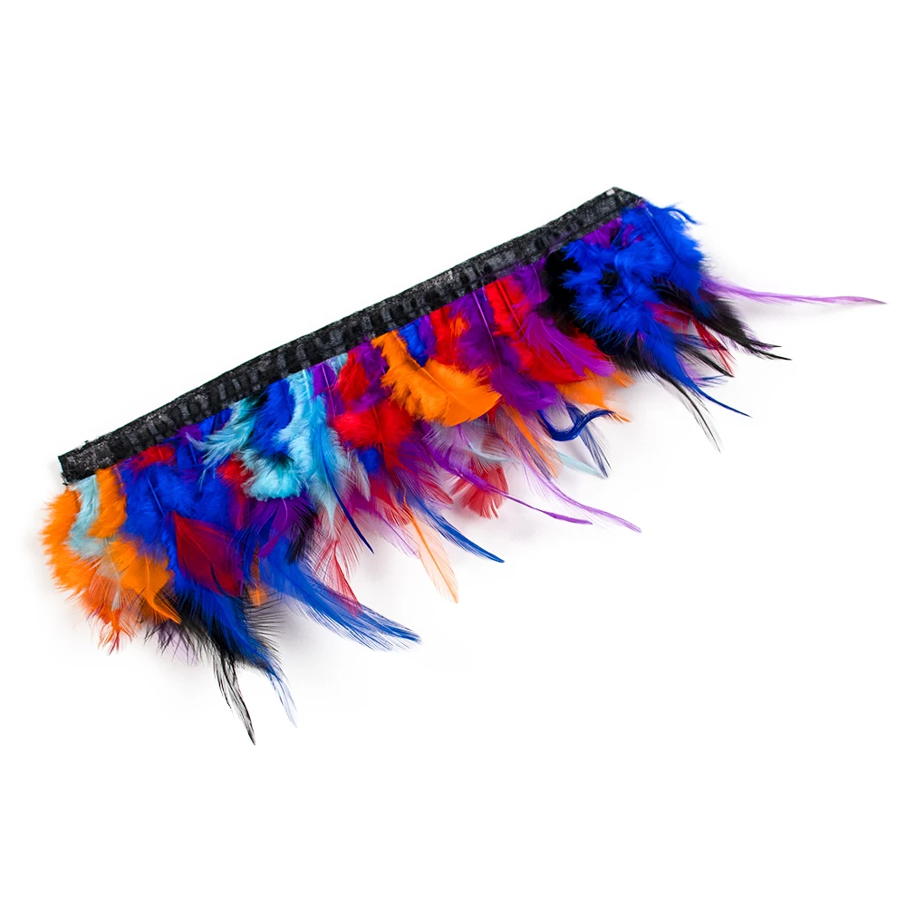 Mancommuniste en plumes colorées brillantes pour femmes, bracelet à pression personnalisé, mancommuniste en plumes, tenue de mode