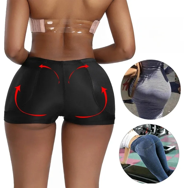 Urządzenie do modelowania sylwetki Butt Lifter majtki damskie Hip Shapewear bezszwowe fałszywe duże tyłek Booty Push Up majtki Hip Enhancer — zdjęcie 2