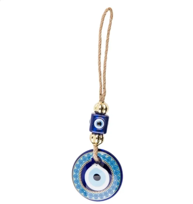 

Large Patterned Evil Eye Beads Handmade Wall Door Ornament Protects From Evil Eye From Negative Energy Turkish glass evil eye be