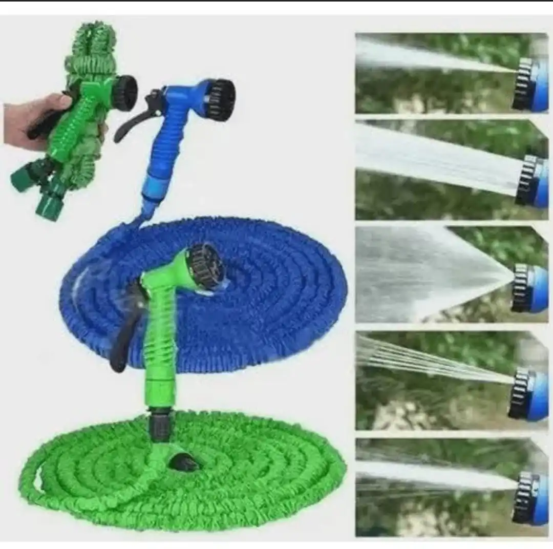 خرطوم حديقة مرن وقابل للسح ، خرطوم سحري مرن قابل للتوسيع ، 30 مترًا
