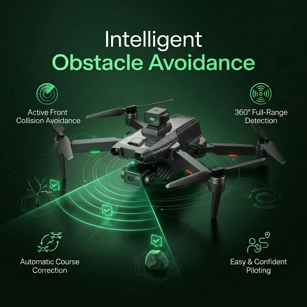 RG808 Foldable GPS Drone, 3-Axis Gimbal 4K HD Camera, 5G WiFi, Brushless Motor, 25Min Flight, Ideal for Holiday Trip, 1 Battery