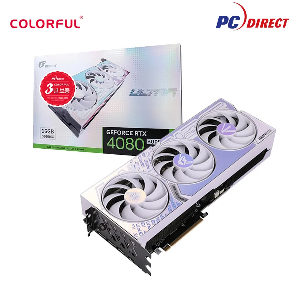 COLORFUL iGame GeForce RTX 4080 SUPER ULTRA OC D6X 16GB White PCDirect