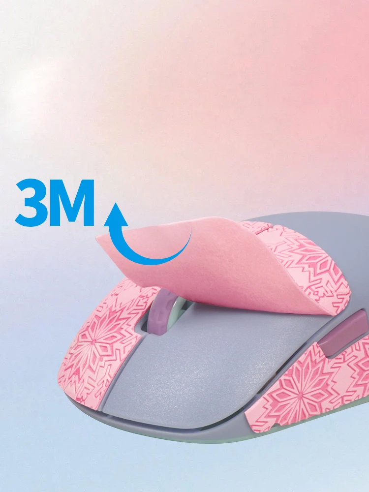 الفئران ملصق مكافحة زلة ماوس ملصق ل Xtrfy M8W ماوس لاسلكي كامل/نصف غطاء نمط الثلوج