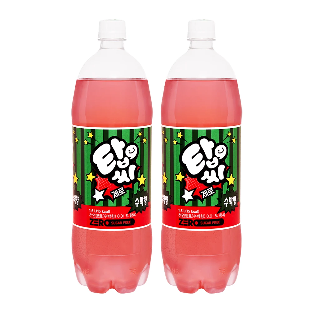 [ILHWA] TopC zero Watermelon 1.5L * 12PET Fruit sparkling Drink