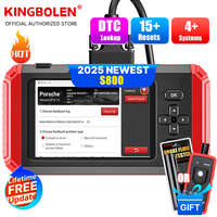 KINGBOLEN S500 S600 S800 OBD2 Scanner 4 Systems Car Diagnostic Tools ABS 15 Resets Oil Brake SAS ETS Resets Lifetime Free Use