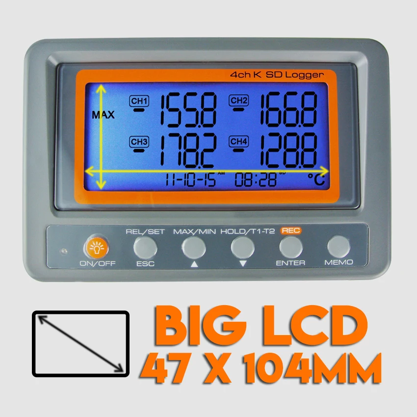 4-Channel K-Type Th…