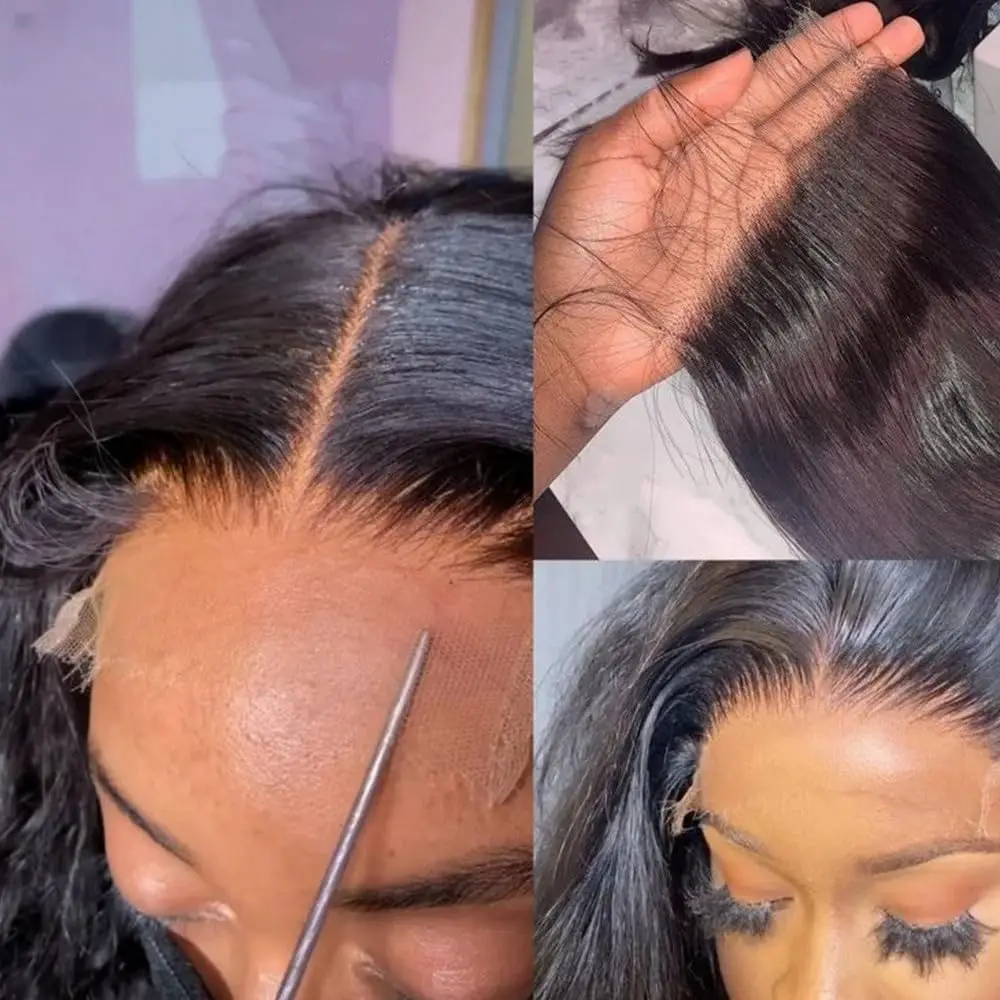 5x5 HD الدانتيل إغلاق مستقيم اليد تعادل الشعر البشري جزء مجاني HD الدانتيل إغلاق قبل قطعها