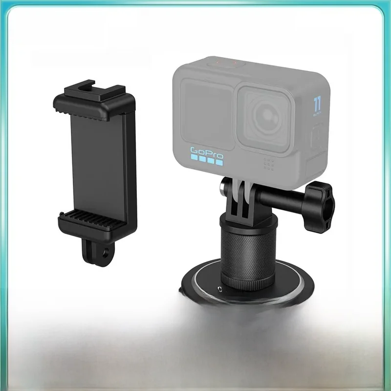 Smallrig Suction Cup 4347 Suction Cup Mounting Support For Action Cameras 360°Adjustable With 180° Tilt For Easy Small