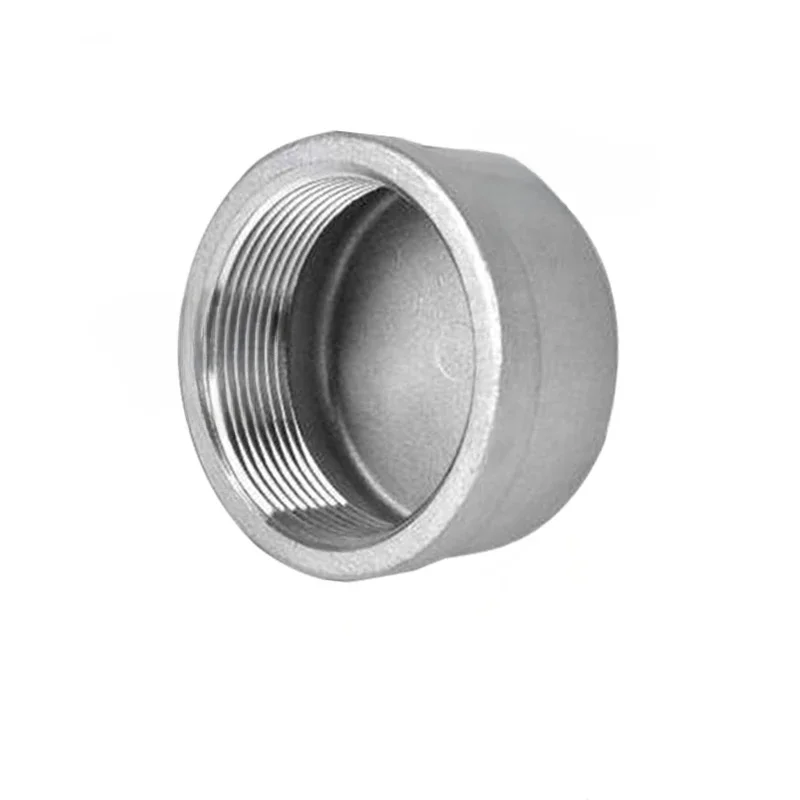 1/8" 1/4" 3/8" 1/2" 3/4" 1" 1-1/2" 2" 3" 4" BSP NPT Żeńska okrągła zaślepka 201 304 316 Złączka rurowa ze stali nierdzewnej Woda Olej gazowy — zdjęcie 2