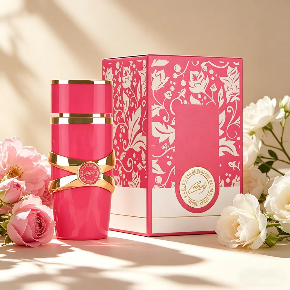 Perfume Feminino Eau de Parfum 100/50/30ml – Fragrância Doce Tipo Bala, Aroma Suave e Delicado, Longa Duração