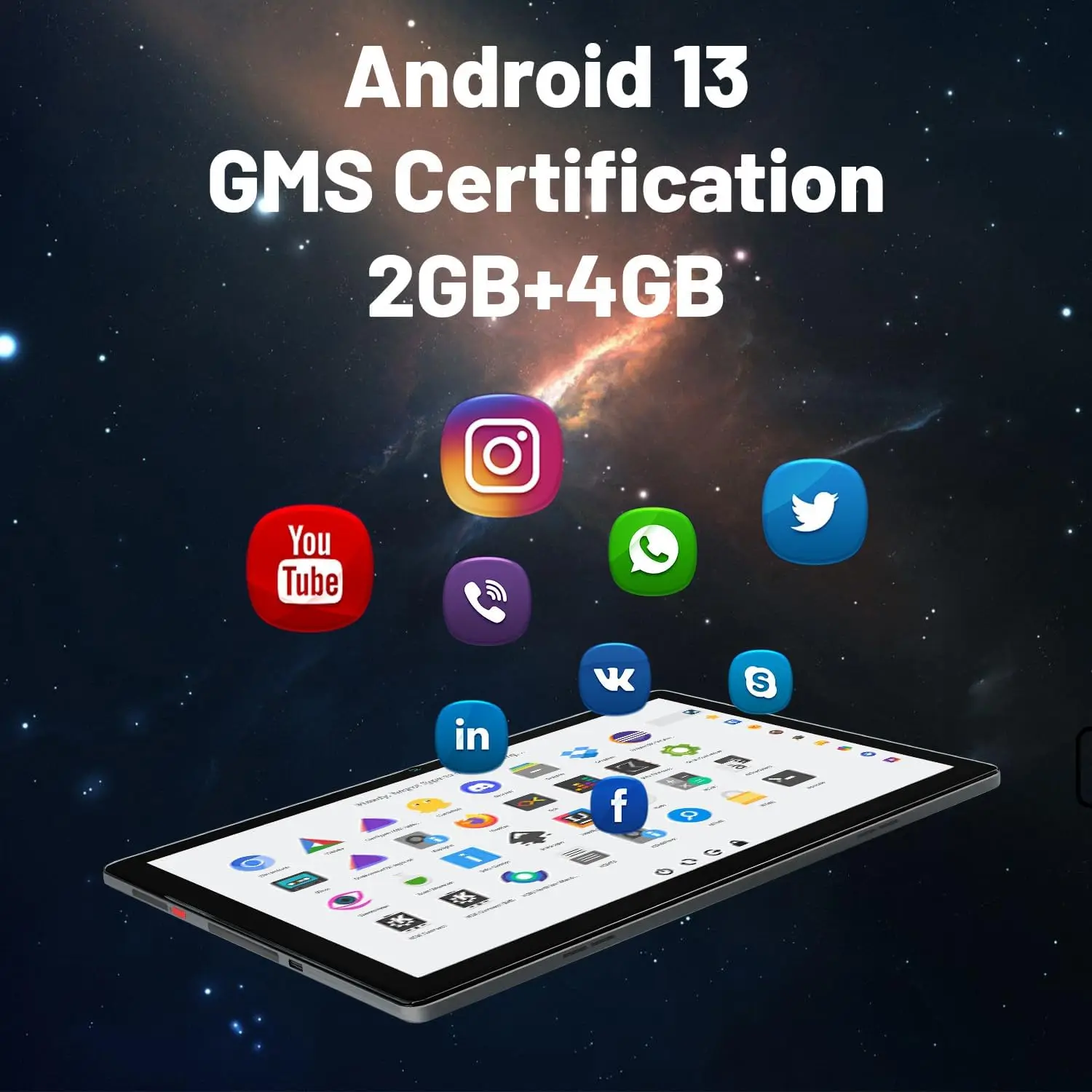 AEEZO MB1001 10 นิ้วแท็บเล็ตAndroid 13 6GB RAM 64GB ROM 128GBขยายได้ 5000MAhแบตเตอรี่HDจอแสดงผลIPS Dualกล้องแท็บเล็ตPC