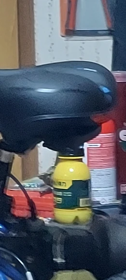 Customer photo showing the saddle width