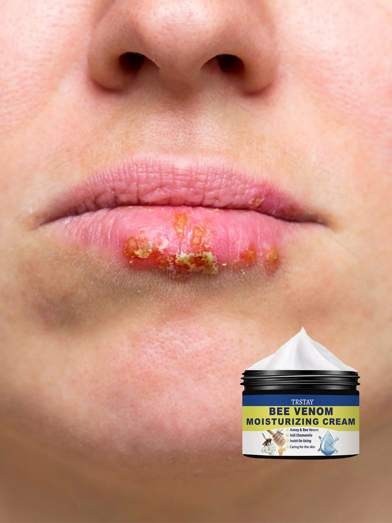 Hydrating Gentle Lip Care Cream Anti Dryness Moisturizing Nourishing Lip Balm for Soft Smooth Lips Long Lasting Hydration Repair - Image 5