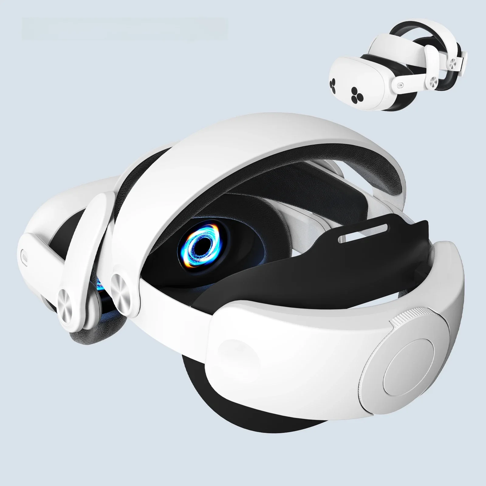 Pasek na głowę do zestawu słuchawkowego Meta Quest 3S/Quest 3, wymienny pasek Elite VR, poprawia komfort, regulowany pasek Halo, akcesoria — zdjęcie produktu 7