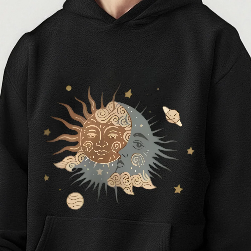 

Хлопковая толстовка унисекс, мягкая, удобная, с длинными рукавами, повседневный осенний топ с круглым вырезом, свободная посадка, дышащая ткань, теплая