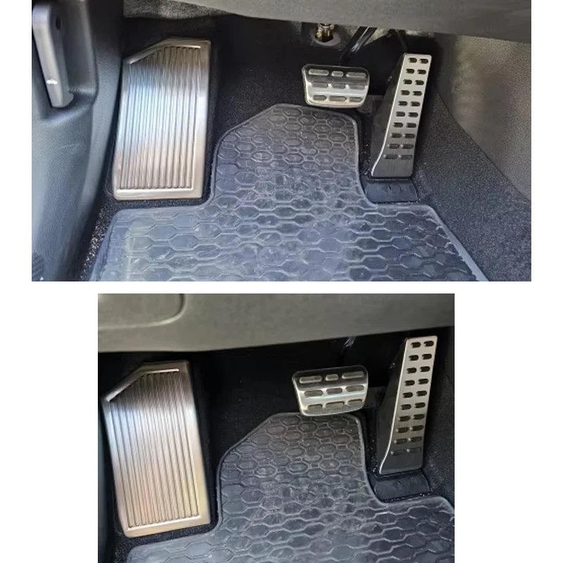 Stainless Steel Car Foot Pad For Kia Sportage NQ5 2023 Accessories 2022 5 Brake Non-slip No Drilling Restfoot Pedals Protection