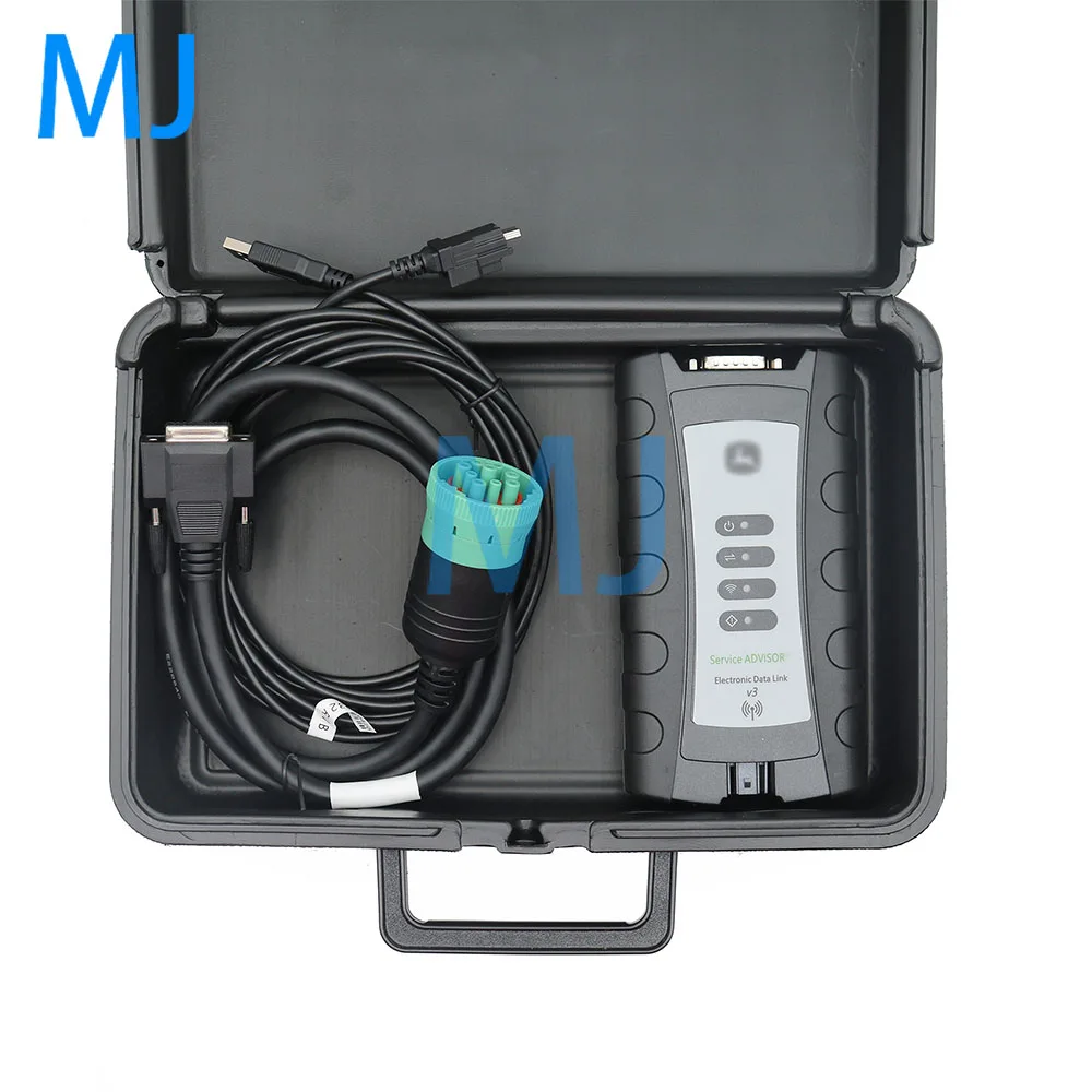 

Адаптер EDL V3, сервисный советник, сельскохозяйственный трактор, строительный грузовик, лесного хозяйства для John Deere, диагностические инструменты, комплект сканера