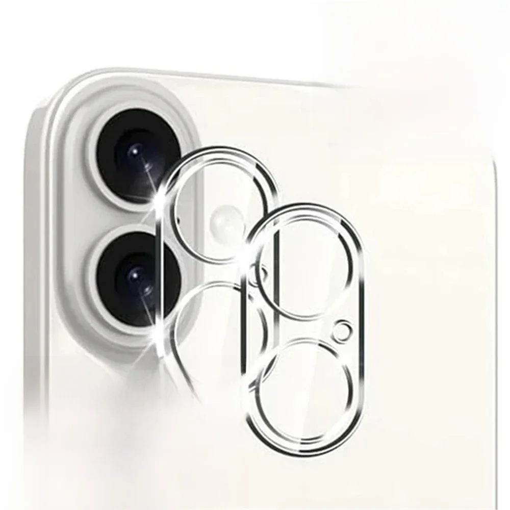 Protecteur d'objectif de caméra Ultra HD, 3 pièces, verre trempé pour iPhone 16 15 14 13 12 11 Pro Max 13 12 Mini 14 15 16 Plus